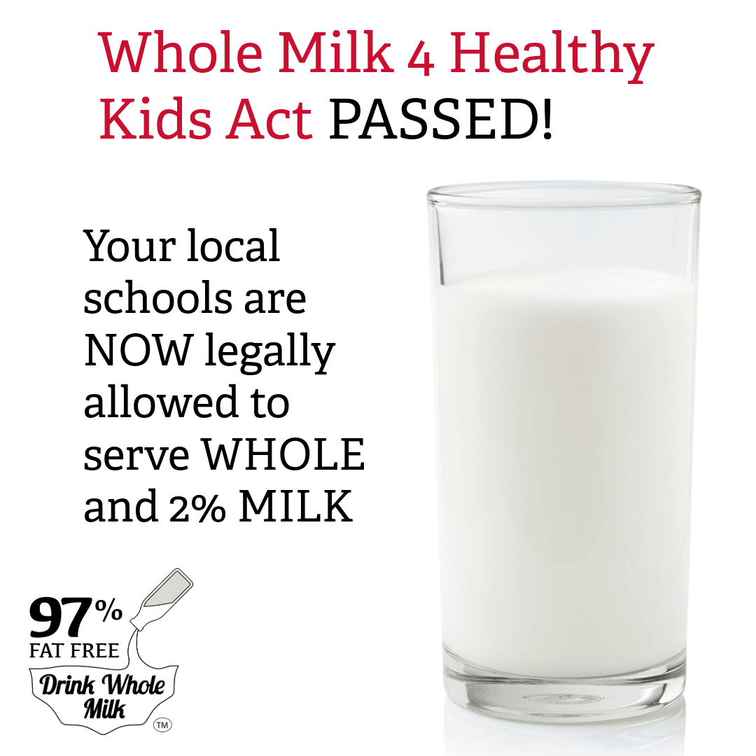 Whole Milk For Healthy Kids Act